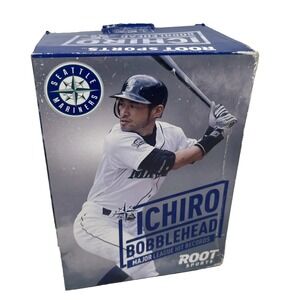 Ichiro Suzuki Double Bobblehead MLB Hit Records 262 Mariners / 3000 Marlins NIB
